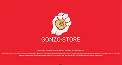 Desktop Screenshot of gonzo-store.com